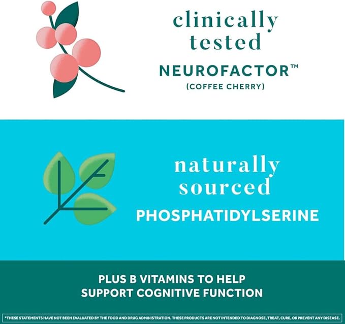 NEURIVA Plus Decaff 50ct Strawberry Gummy (2 Pack) Nootropic Brain Supplement for Memory Focus &amp Concentration &amp Cognitive Function Clinically Tested NeuroFactor Phosphatidylserine Vitamin