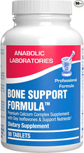 Clinical Calcium Complex Bone Supplement - Restorative Calcium Magnesium Zinc D3 Supplement for Bone Health Strength &amp Density Support with Antioxidant Bioflavonoids - High Absorption - 15 Serving