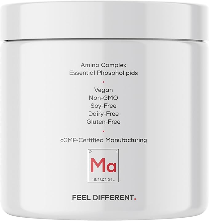 Codeage Liposomal Multi Amino Powder Supplement - BCAA &amp EAA Supplement All 9 Essential Amino Acids Branched-Chain Amino Acid Pre &amp Post Workout Unflavored Liposomal Delivery Non-GMO 6.1