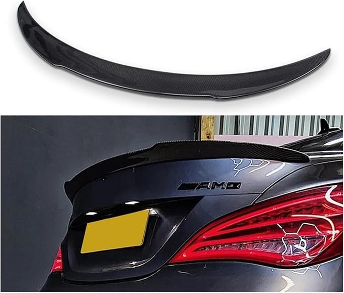 Compatible with Mercedes CLA W117 AMG Carbon Spoiler FD Style CLA Class C117 Carbon Fiber Rear Spoiler Rear Trunk Wing 2013-UP (Color : Matte Carbon) lianhgq824620iqih33