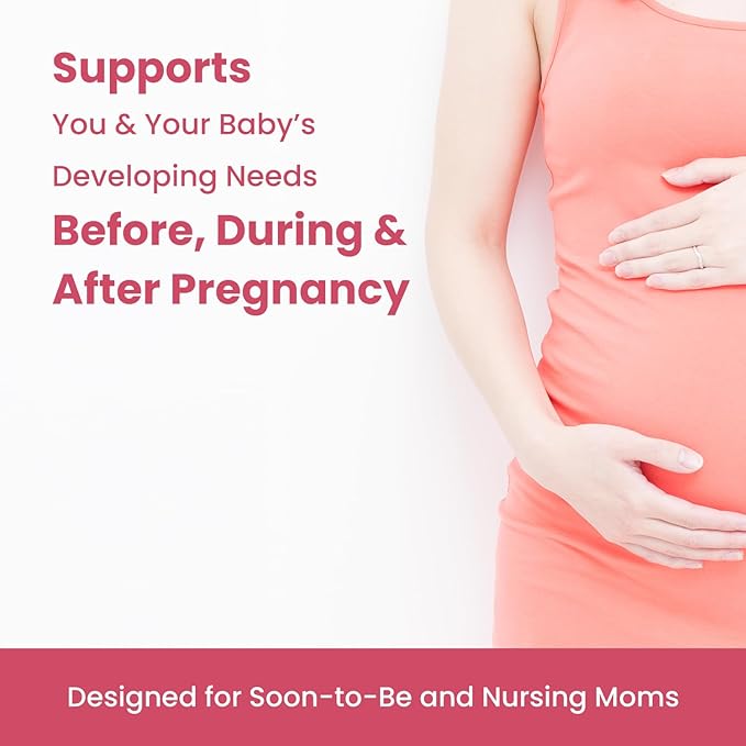 Mother's Promise Prenatal &amp Postnatal Multivitamin for Women | Sugar Free Liquid Prenatal Vitamins for Women with Folate Choline &amp Organic Fruits for Preconception Pregnancy &amp Nursing |