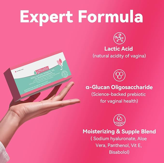 Gynable Female Vaginal Probiotics &amp Vaginal Probiotic Gel Bundle