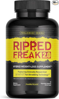 Pharmafreak Ripped Freak 2.0 – Advanced Training Support Complex with Sinetrol® Citrus Polyphenols and B-Vitamins – 60 Capsules (60 Servings)