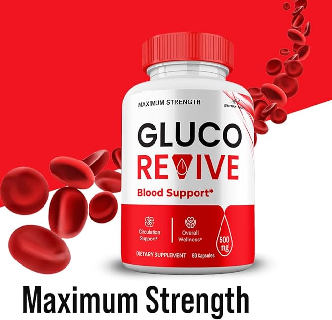 Gluco Revive Pills Maximum Strength Formula with All Natural Ingredients Gluco Revive Supplement 5 Month Supply (5 Pack)