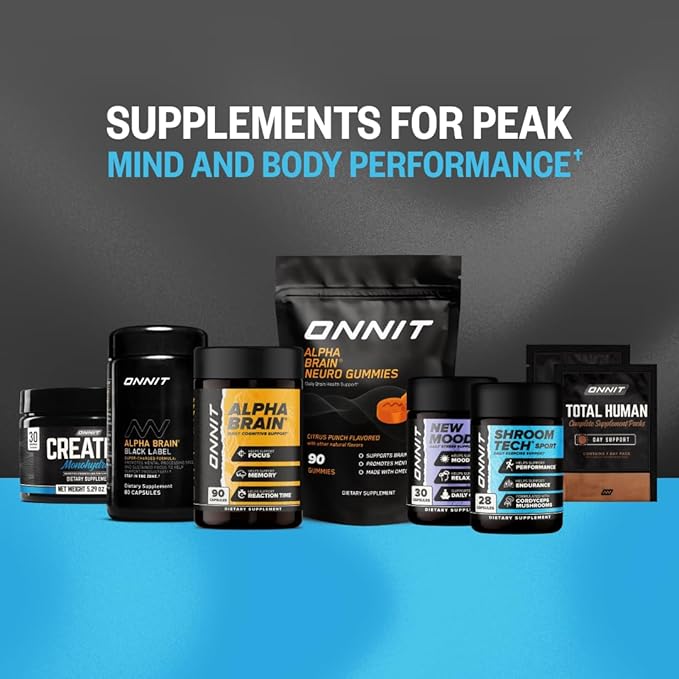 ONNIT Creatine Monohydrate Powder – IGEN™ Non-GMO Tested 5g Premium Creatine for Muscle Strength Power &amp Lean Mass Supports Brain Health &amp Cellular Energy Unflavored 30 Servings 5.29 oz