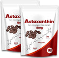 Astaxanthin 12mg Natural Antioxidant Supports Immune Fresh Microalgae for Skin Eye and Internal Circulation Health 120 Softgels (01 02#)