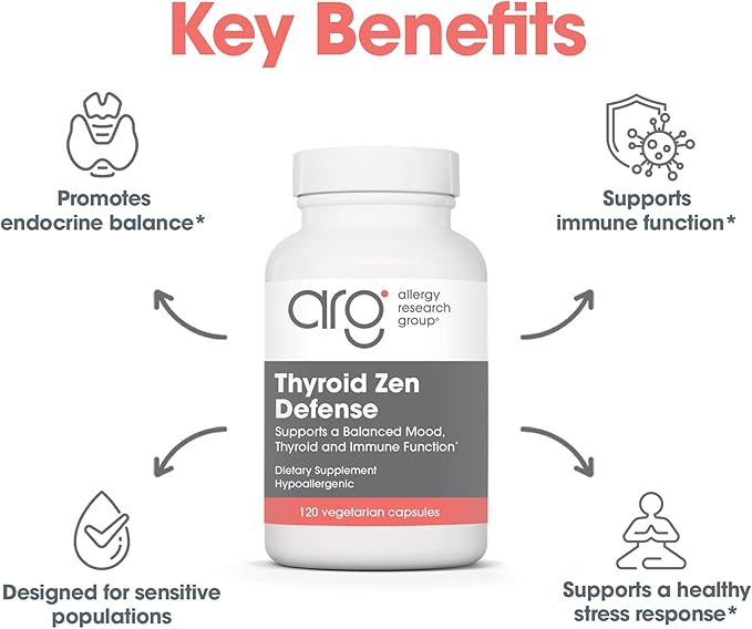 Allergy Research Group Thyroid Zen Defense 120ct