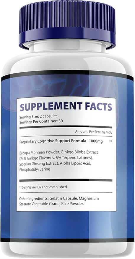 (3 Pack) Neuro Thrive Brain Supplement Neuro Thrive for Memory Formula Neuro-Thrive PQQ to Reduce The Negative Effects of Brain Fog Neuro-Thrive Cognitive Function NeuroThrive Reviews (180 Capsules)