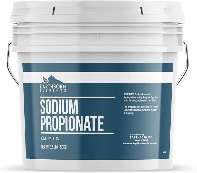 Earthborn Elements Sodium Propionate 1 Gallon Food Grade Food Additive (56 Ounce)