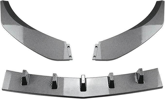 Kiyah Front Bumper Front Lip Spoiler Compatible for Mercedes Benz CLA Class C117 2016-2019 CLA200 260 CLA45 AMG Body Exterior Guard Decoration(Gloss Black)