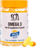 No more Omega 3 fish oil Oxidation Problem We solved it with Cold-Packed for Freshness &amp Potency. Triple Strength Chilled Heavy Metal Free Omega 3 Supplement for Heart &amp Brain Support 100