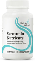Seeking Health Serotonin Nutrients Supports Healthy Sleep 5-HTP Supplement with Vitamin B6 and Saffron Extract Vegan and Vegetarian (60 Capsules)