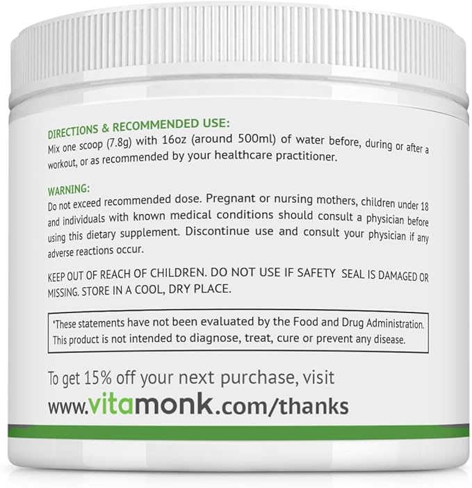 VitaMonk Essential Amino Acids and Fenugreek Seed Extract Capsules - Power &amp Vitality Boost Pack for Enhanced Energy and Wellness