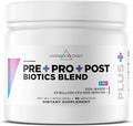Livingood Daily Pre Pro Post Biotics Blend Powder Digestive Health Supplement with Prebiotics from Organic Blue Agave Inulin SBO Probiotics Probiotics for Women &amp Men Non GMO Vegan 30 Servin