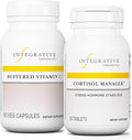Integrative Therapeutics Bundle with Cortisol Manager 30 Tablets - Buffered Vitamin C Capsules 1000 mg 60 Vegan Capsules - Stress Supplement with Ashwagandha* - Immune Supplement with Antioxidants*
