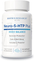 Biotics Research Neuro 5 HTP Plus Neurological Support Calm Brain Activity Healthy Sleep Patterns Overall Sense of Well-Being Promotes Relaxation Serotonin Precursor L Theanine 90 Capsules