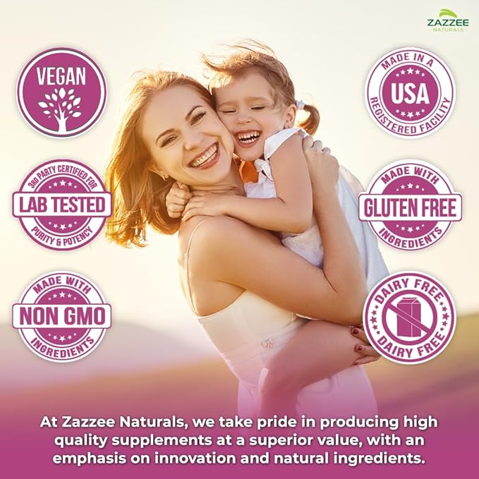 Zazzee PREGNOSITOL Powder 3 Month Supply Myo-Inositol and D-Chiro-Inositol 40:1 Fertility Blend Free Scoop for Exact Dosage Premium Balanced Formula 90 Servings Vegan All-Natural and Non-GMO