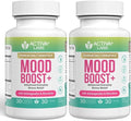 Mood Boost | 24-in-1 B-Complex &amp Zinc | Calm Support &amp Stress Relief Supplement with Ashwagandha L-Theanine &amp GABA | Natural Mood Energy &amp Resilience | Non-GMO Vegan | 60 Day Supply