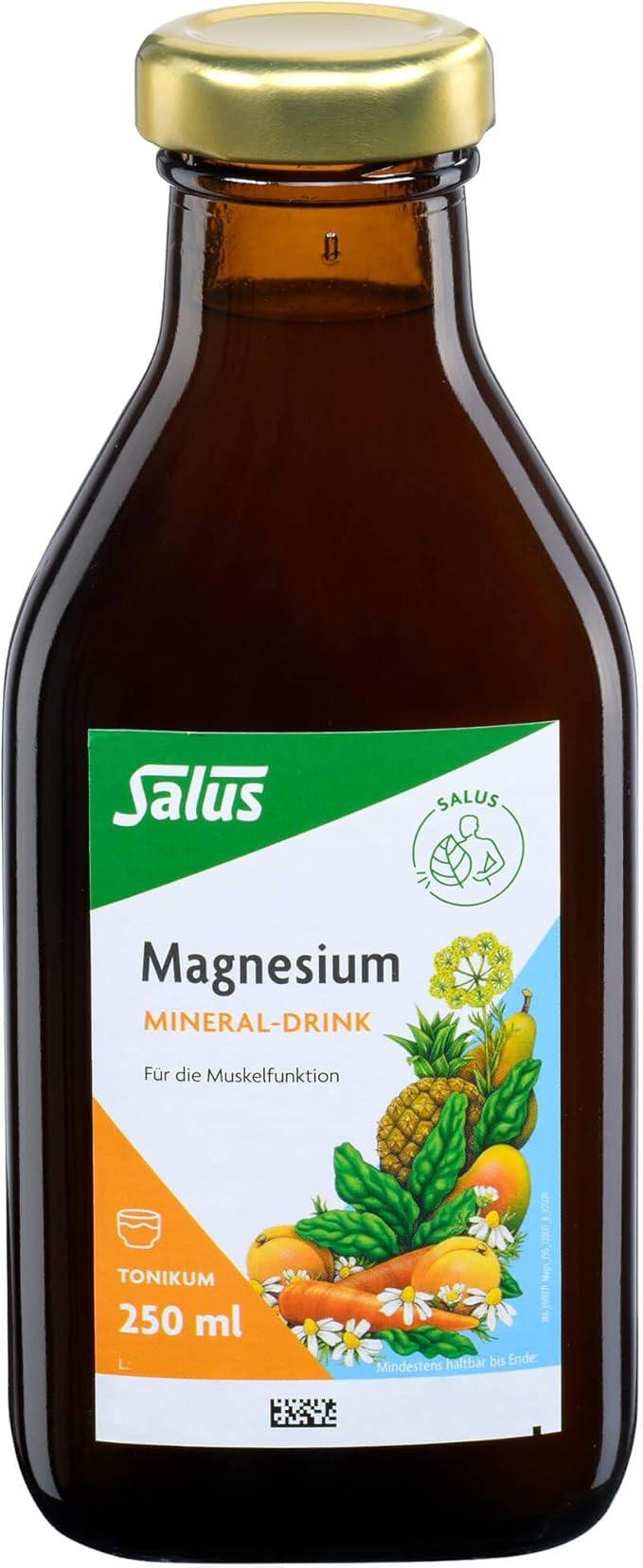 Floradix Magnesium - Liquid Herbal &amp Mineral Supplement Supports Healthy Nervous System &amp Normal Muscle Function - Gentle Liquid Formula - Vegetarian Gluten-Free &amp Non-GMO - 8.5 fl oz