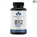 Luma Nutrition Vitamin B12 Methylcobalamin 1000 mcg - High Potency Vegan Supplements for Men &amp Women - Energy &amp Metabolism - Pure B12 Vitamins - 60 Capsules - Made in USA