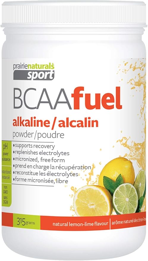 Prairie Naturals PH Balanced BCAA Fuel Lemon Lime 11.2 Ounce