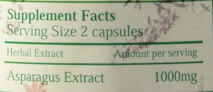 Chi's Enterprise – Asparagus Extract 120 Capsules