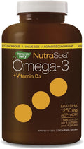 NUTRA SEA Omega-3 Plus Vitamin D Capsules 240 CT