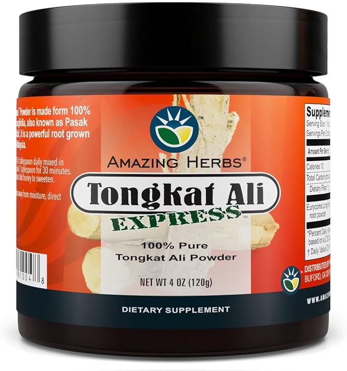 Black Seed Tongkat Ali Raw Powder - 4 oz
