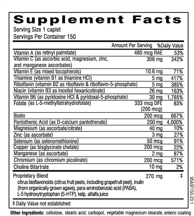 Doctor Wilson's Original Formulations Super Adrenal Stress Formula 150 caplets Adrenal HPA Axis Fatigue and Energy Support
