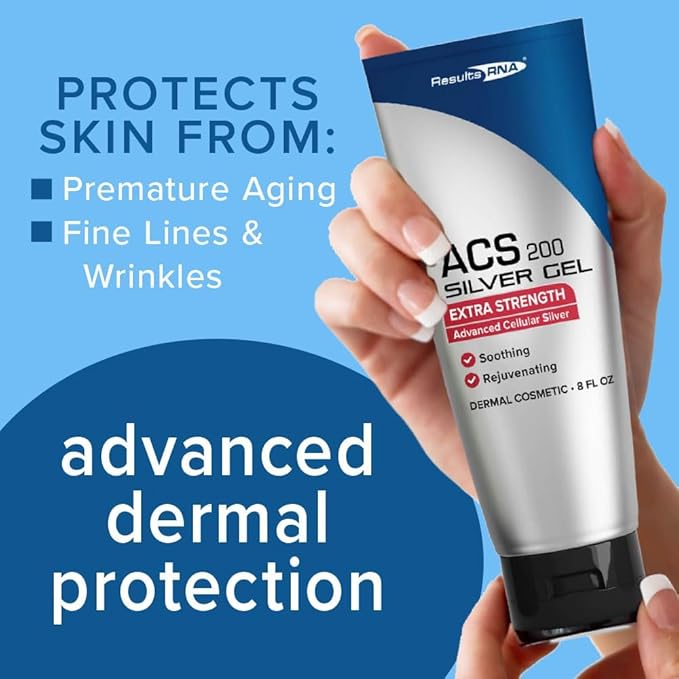 Results RNA - ACS 200 Silver-Glutathione Gel – Advanced Cellular Colloidal Silver Gel for Wound Care &amp Superior Dermal Healing. (15 oz)