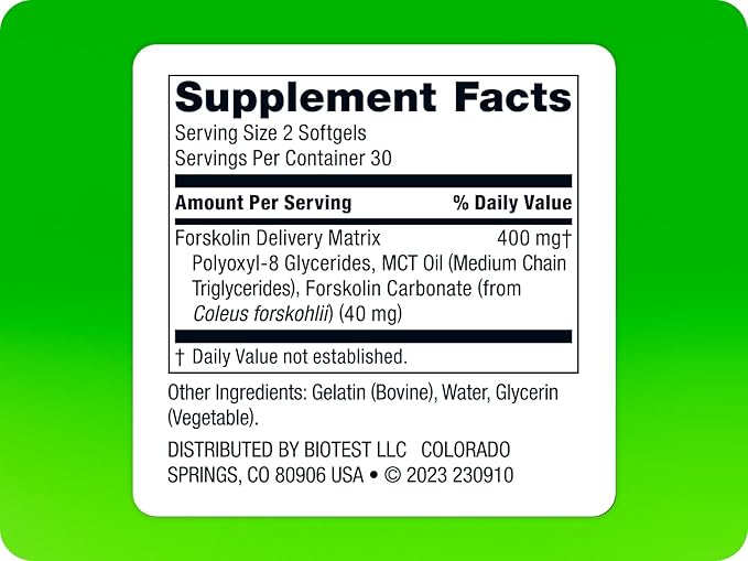 Biotest Carbolin 19-10lb Fat-Loss Without Dieting* - 30 Servings