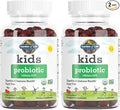 Garden of Life Kids Probiotic 3 Billion CFU Cherry Flavor Gummies - Sugar Free Once Daily Probiotics for Kids Children's Digestive &amp Immune Health 30 Vegetarian Gummies (Pack of 2)