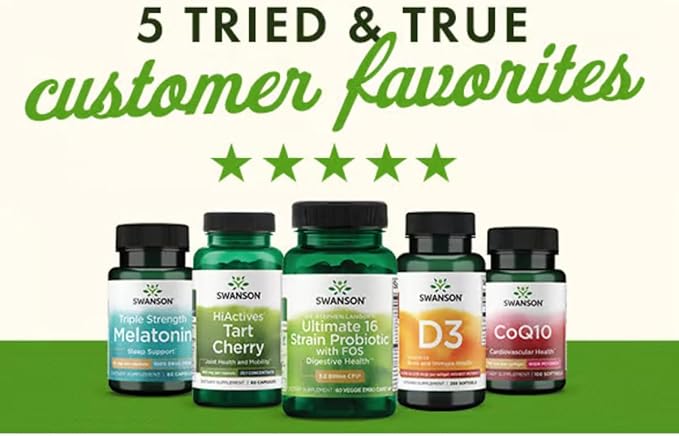Swanson CoQ10 - Energy Antioxidant Support - Coenzyme Q10 Supplement - (100 Softgels 100mg Each)
