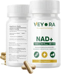 NAD+ 1000 mg | 60 Vegan Capsules | Nicotinamide Adenine Dinucleotide (NAD+) | Dietary Supplement | Non-GMO | Gluten-Free | Made for USA