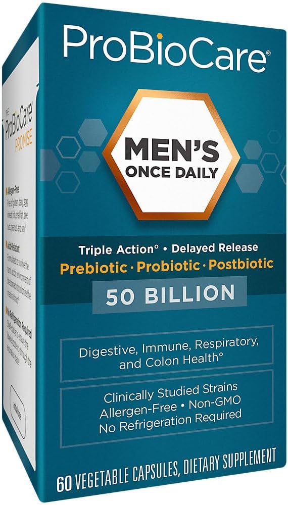 MenaTMs Once Daily Probiotic a Digestive Health a 50 Billion CFU of Probiotics (60 Capsules)