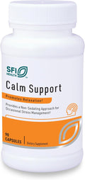 Klaire Labs SFI Health Cortisol Management - USDA Certified Organic Ingredients Patented Herbal Stress Response Support Formula with Honokiol &amp Ashwagandha (90 Capsules)
