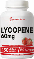 Lycopene Supplement for Men 60mg 120 Capsules Natural Tomato Extract Powder 4 Month Supply 100% Veg Lycopene Complex Non-GMO and Gluten Free Carotenoid Supplement
