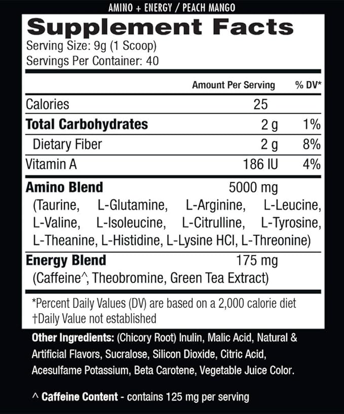 ReFUEL Amino + Energy 360g 40 Servings Raspberry Lemonade
