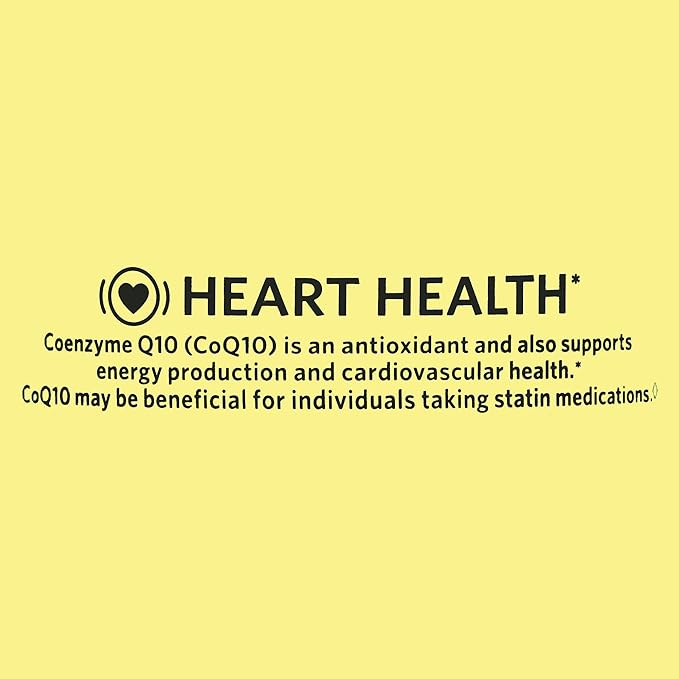 Spring Valley Coq10 200mg Gummies- Coenzyme Supplement for Adults 60 ct (Pack of 1) Set by Basket Goods