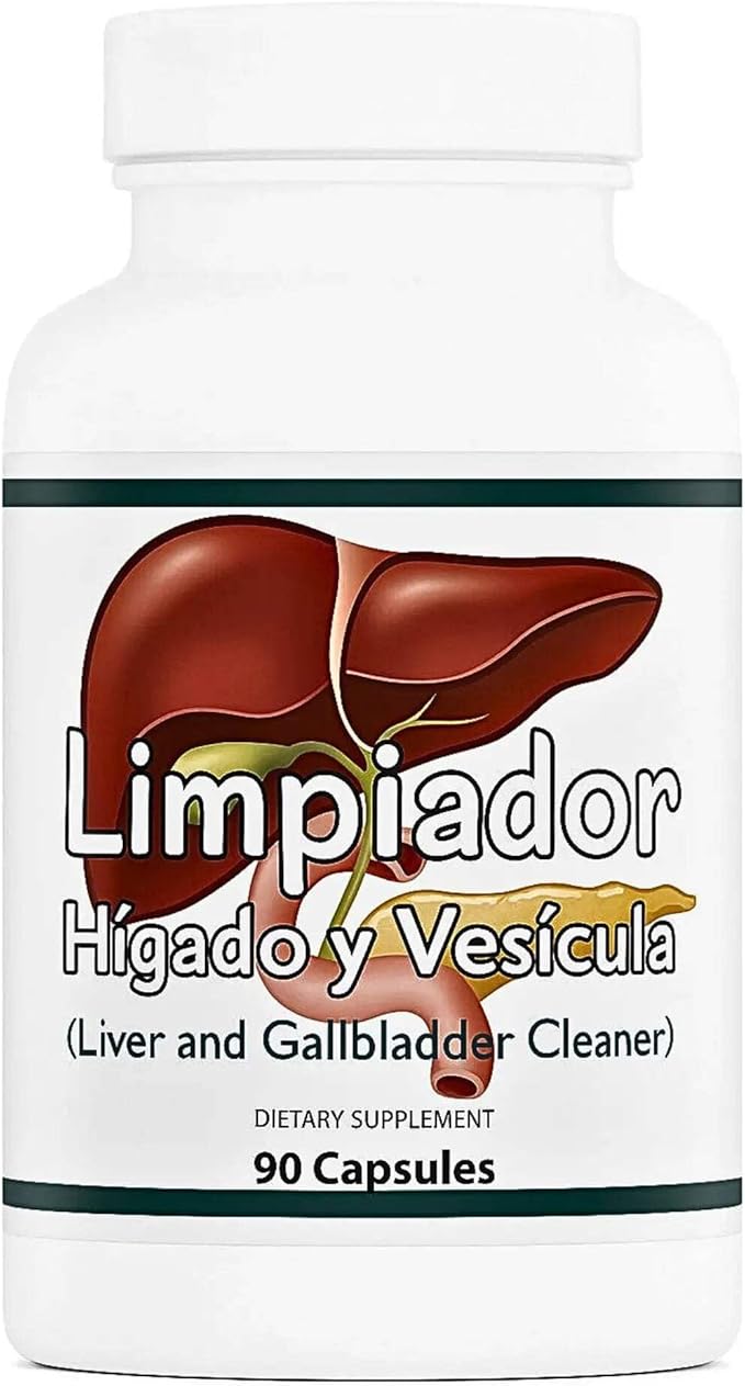 Limpiador Hígado y Vesícula Liver Support with Boldo Extract and Milk Thistle Extract 90 Vegetarian Capsules