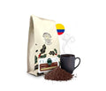 Samarian Coffee Medium Roast – Colombian Single-Origin Arabica – Specialty Ground Coffee with Citrus &amp Floral Notes – Smooth &amp Aromatic – For Pour Over French Press Chemex V60 – 12oz Bag