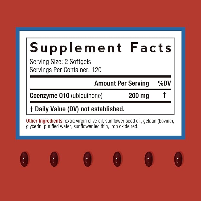 Doctor's Recipes CoQ10 200mg &amp Sunflower Lecithin 1200 mg