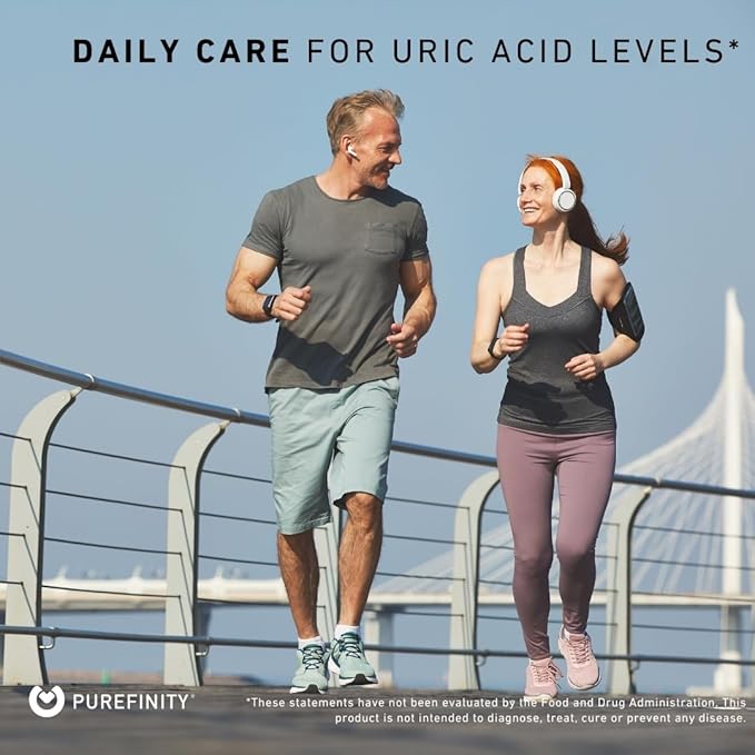 PUREFINITY Uric Acid Flush &amp Cleanse Capsules + Tart Cherry Gummies