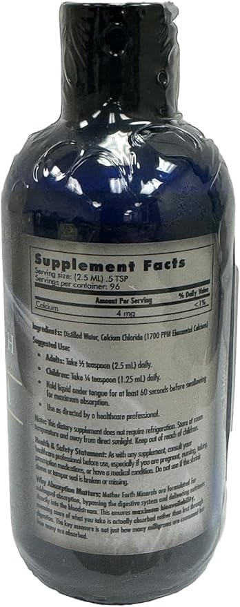 Mother Earth Minerals - Calcium - 8 Ounce