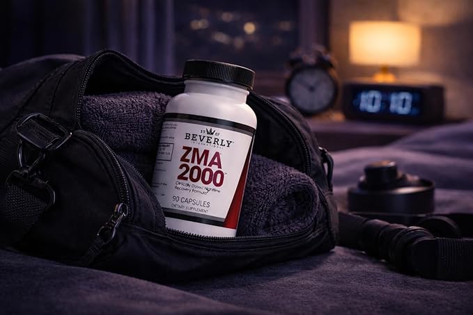 Beverly International ZMA 2000 90 Capsules. BI’s Formulation is Designed to Improve Muscle Strength Endurance Immune System Support and Recovery Post Training. Zinc Magnesium Aspartate + Vitamin B6