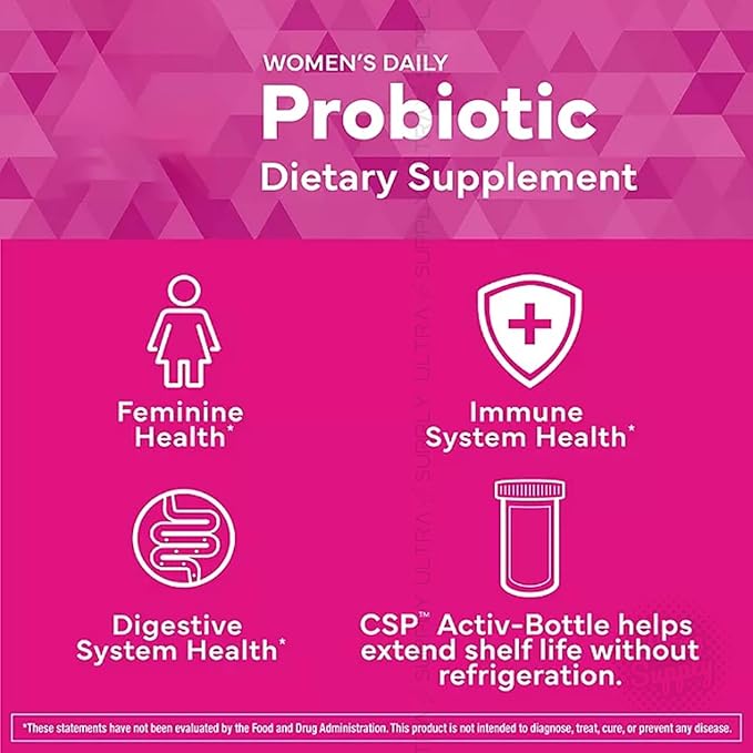 Members Mark Women's Probiotic 25 Billion CFU – 14 Strains Delayed Release Capsules 90 Count