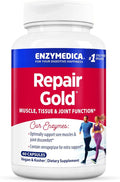 Enzymedica Repair Gold Proteolytic Enzymes Joint Support Supplement Promotes Muscle Recovery &amp Tissue Function 60 Count