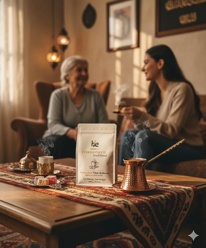 Humaneast Turkish Coffee Finely Ground Arabica Coffee 250 g (8.8 oz)