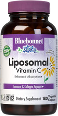 BlueBonnet Nutrition Liposomal Vitamin C 1000 mg Made with Sunflower Oil Immune &amp Joint Comfort* Vegan Kosher Non-GMO Gluten-Free Soy-Free Milk-Free 180 Vegetable Capsules 90 Servings