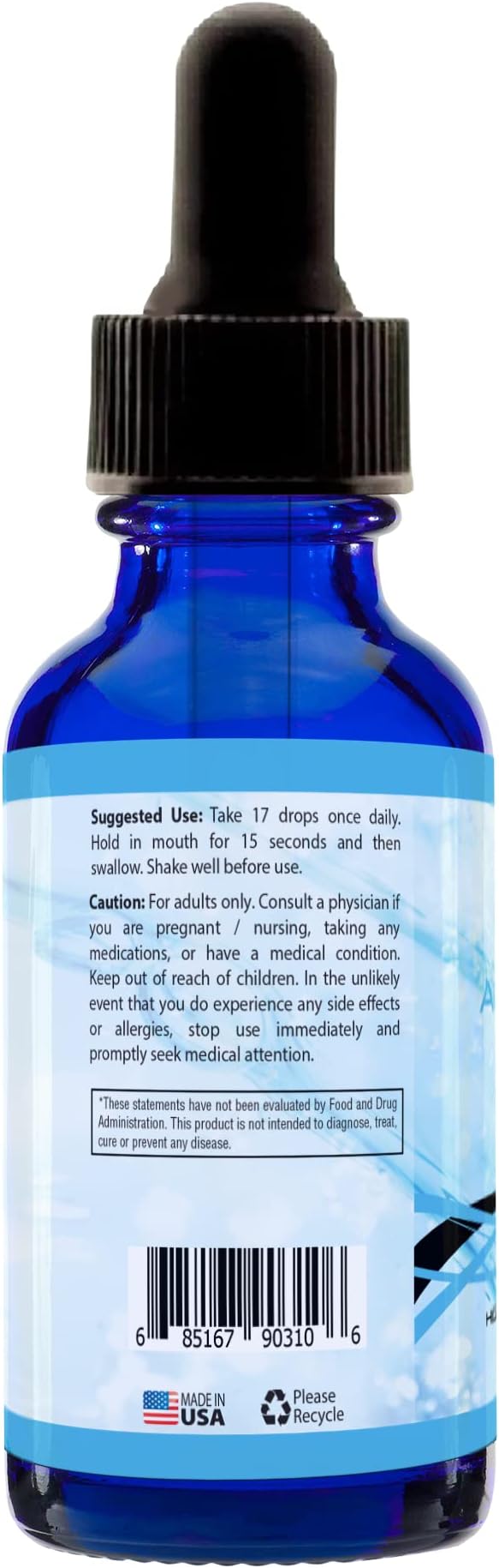 Absonutrix DIM (Diindolylmethane) Extract 593 mg 4 Oz Bottle 200 Potent Servings Third-Party Tested Drops Quick Absorption Gluten-Free Third-Party Tested GMP-Certified Non-GMO Made in USA